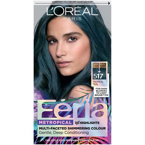 loreal blue hair dye